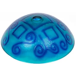 Outlet Green And Blue Swirls Glass Vessel Sink Above Counter / Vessel Sinks