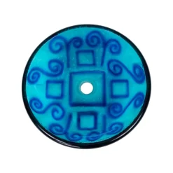 Outlet Green And Blue Swirls Glass Vessel Sink Above Counter / Vessel Sinks