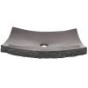 New Large Black Granite Zen Sink Above Counter / Vessel Sinks