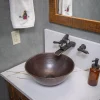 Outlet Petite Copper Vessel Sink - Antique Dark Copper Above Counter / Vessel Sinks