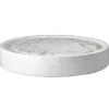 New Round Infinity Pool Sink - Carrara Marble Above Counter / Vessel Sinks