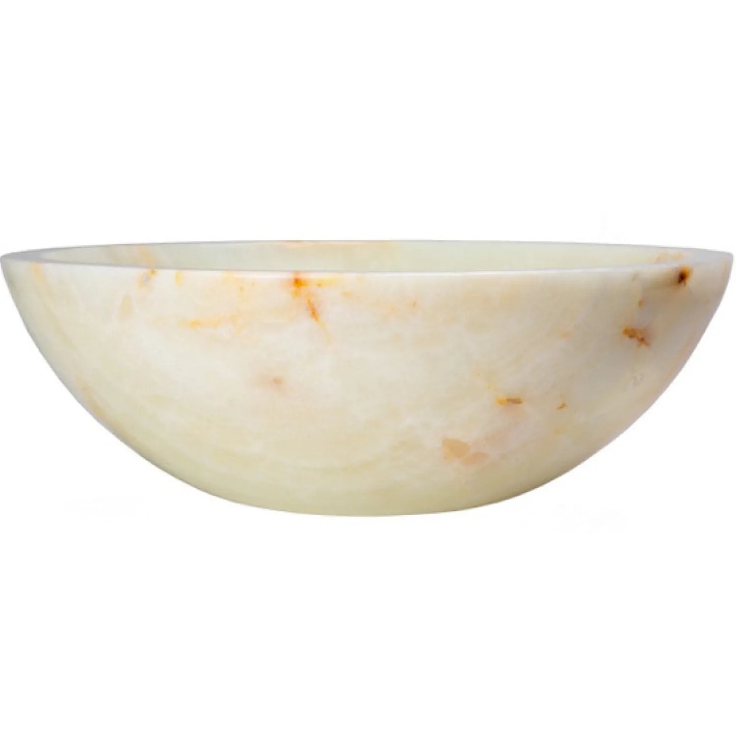 Outlet White Translucent Onyx Sink Above Counter / Vessel Sinks