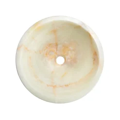 Outlet White Translucent Onyx Sink Above Counter / Vessel Sinks