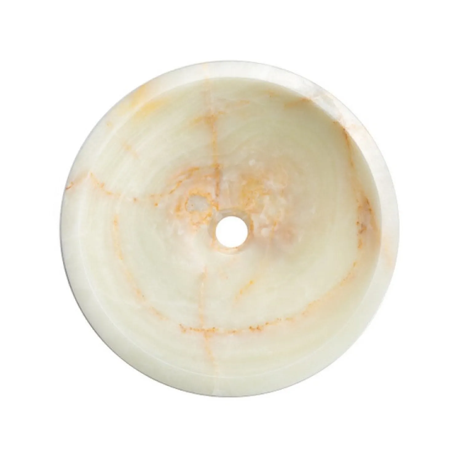 Outlet White Translucent Onyx Sink Above Counter / Vessel Sinks
