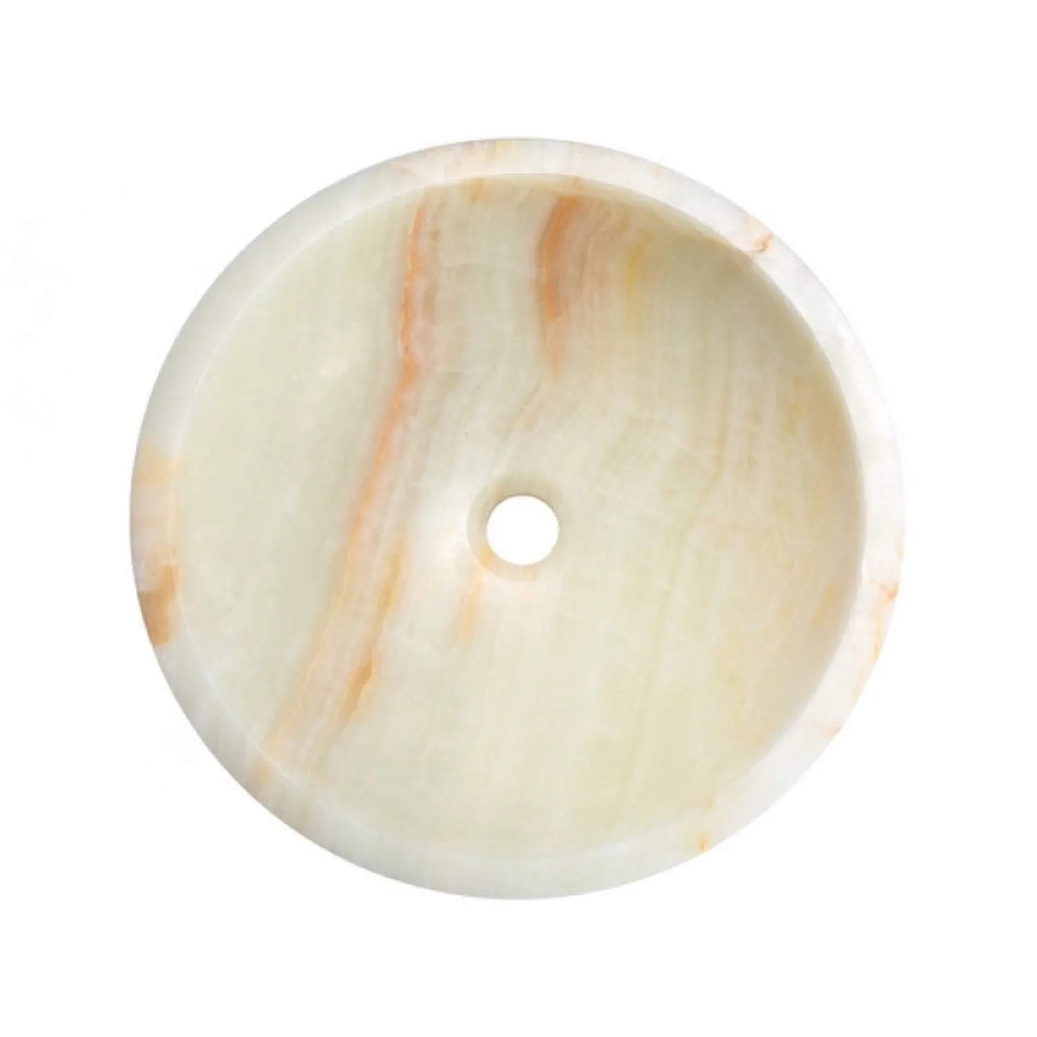 Outlet White Translucent Onyx Sink Above Counter / Vessel Sinks