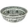 New White with Black Ming Dynasty Decorative Porcelain Sink Above Counter / Vessel Sinks