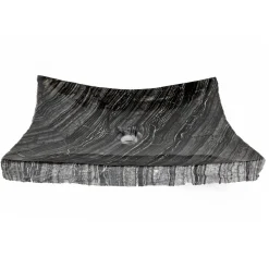 Online Wooden Black Marble Large Zen Sink Above Counter / Vessel Sinks
