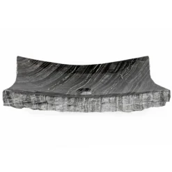 Online Wooden Black Marble Large Zen Sink Above Counter / Vessel Sinks