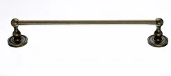 New Ed6Gbzf 18" Single Towel Bar With Rope Detail In German Bronze Top Knobs|Towel Bars