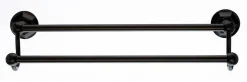 New Ed7Orbb 18" Double Towel Bar With Hex Detail In Oil Rubbed Bronze Top Knobs|Towel Bars