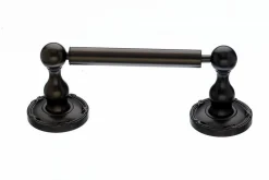 Ed3Orbe Tissue Holder With Ribbon & Reed Detail In Oil Rubbed Bronze Top Knobs|Toilet Paper Holders