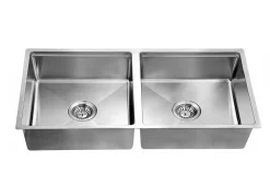 Clearance Extra Large 48" Workstation Equal Double Bowl Kitchen Sink with Small Radius Corners Workstation Sinks|Double Bowl Sinks