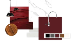 Outlet Large Sample Door in Cabernet Red Touch Up Paints And Sample Doors