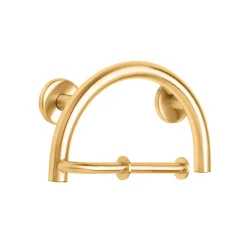 Discount Half Moon Grab Bar with Toilet Paper Holder Grab Bars|Shower Seats