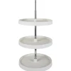 Hot 18" Diameter Round Plastic Lazy Susan Set with Twist and Lock Pole Storage & Organization