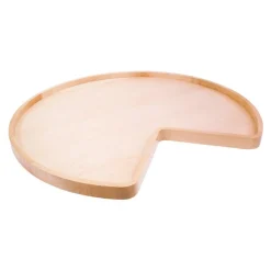 Discount 28" Diameter Kidney Wooden Lazy Susan without Hole Storage & Organization