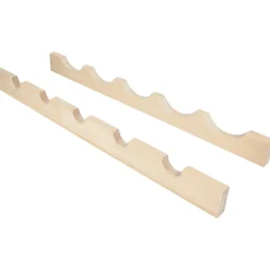 Clearance Maple Wine Bottle Rack Storage & Organization