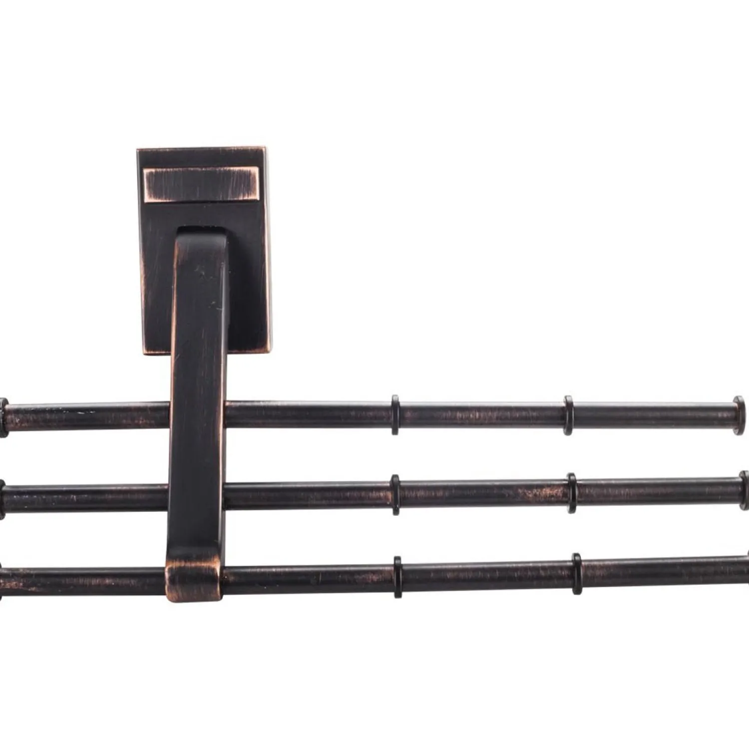 Outlet Screw Mounted Tri-Level Tie Organizer Storage & Organization