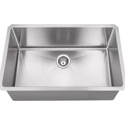 Discount Stainless Steel Undermount 16 Gauge Fabricated Kitchen Sink Stainless Steel Sinks|Single Bowl Sinks