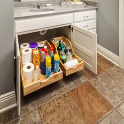 Discount High Back Base Cabinet Rollout with Pre-attached Soft-Close Slides Cabinet Construction + Upgrades