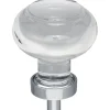 Hot Harlow Button Glass Knob Knobs
