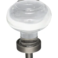 Hot Harlow Button Glass Knob Knobs