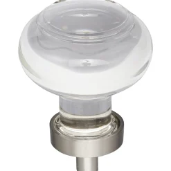 Hot Harlow Button Glass Knob Knobs