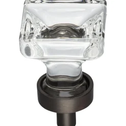 Hot Harlow Square Glass Knob Knobs