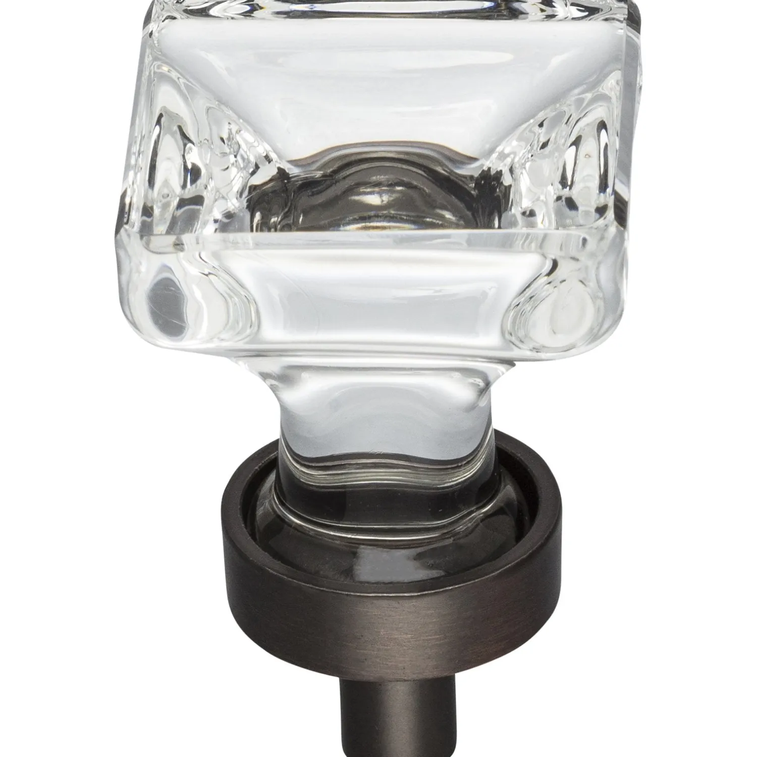 Hot Harlow Square Glass Knob Knobs