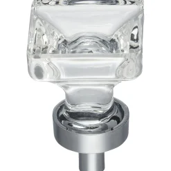 Hot Harlow Square Glass Knob Knobs