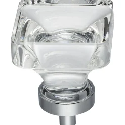 Hot Harlow Square Glass Knob Knobs