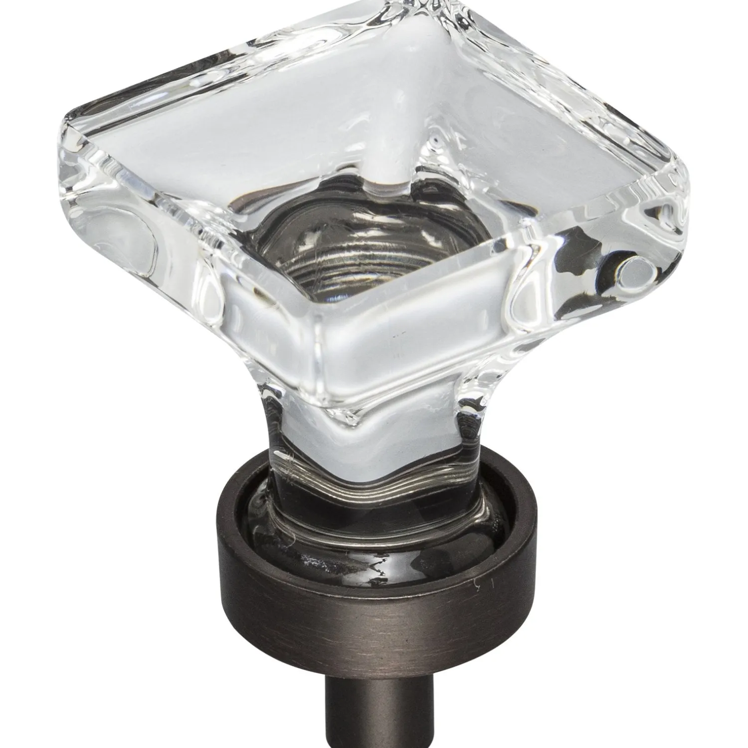 Hot Harlow Square Glass Knob Knobs