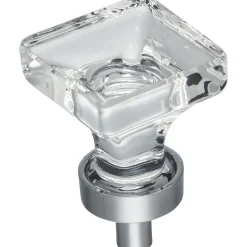 Hot Harlow Square Glass Knob Knobs