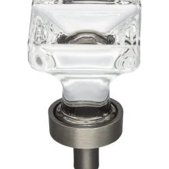 Hot Harlow Square Glass Knob Knobs