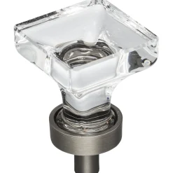 Hot Harlow Square Glass Knob Knobs