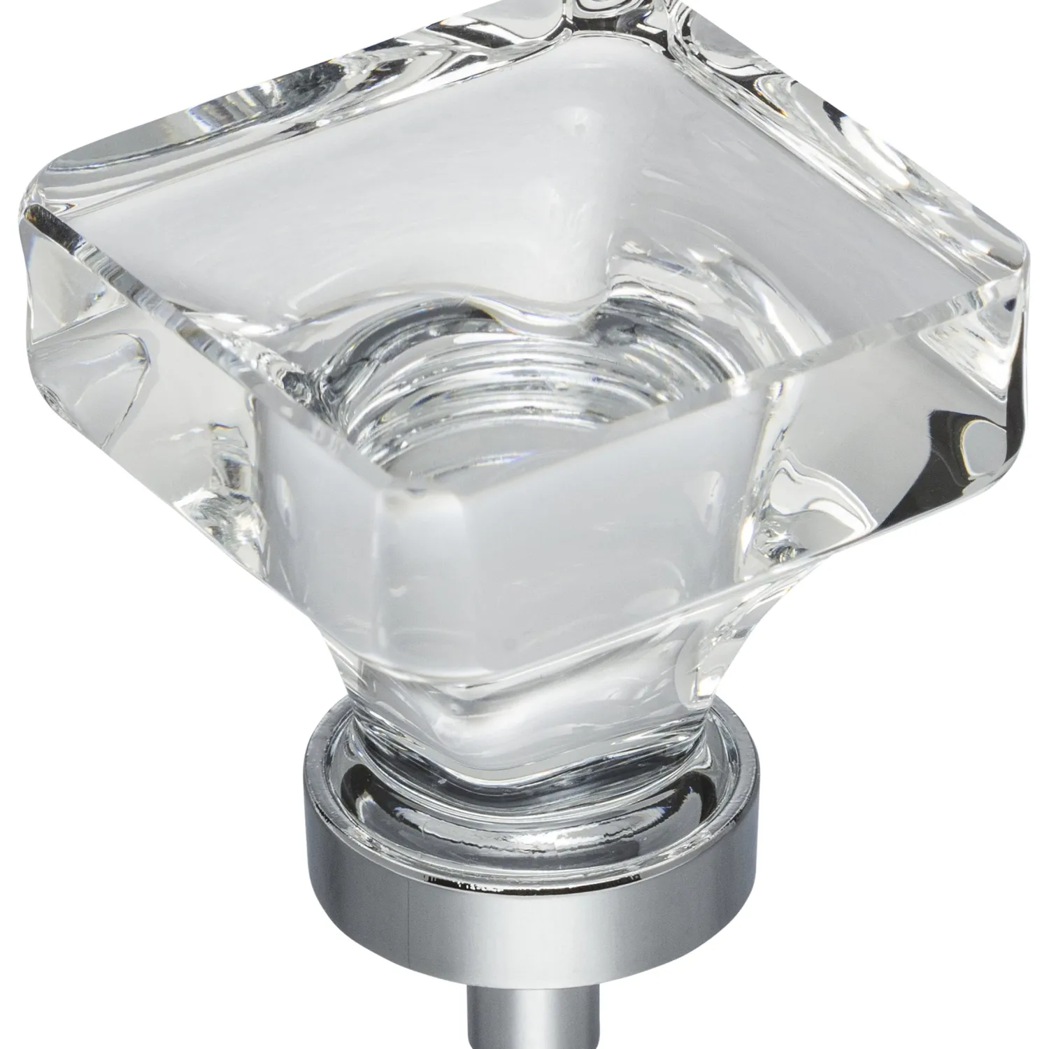Hot Harlow Square Glass Knob Knobs