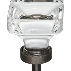 Hot Harlow Square Glass Knob Knobs