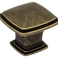 Clearance Milan 1 Plain Square Cabinet Knob Knobs