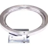 Hot 28" Kidney Lazy Susan With Pre-Installed 10" Cast Aluminum Swivel Storage & Organization
