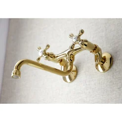 Hot Adjustable Center Wall Mount Bathroom Faucet Wall Mount