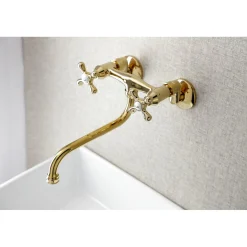 Hot Adjustable Center Wall Mount Bathroom Faucet Wall Mount