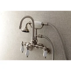 New AE303TX-P Aqua Vintage Wall Mount Clawfoot Tub Faucets Tub Faucets