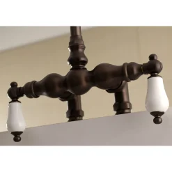 Best AE93TX-P Aqua Vintage 3-3/8-Inch Deck Mount Tub Faucet Tub Faucets