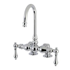 Outlet AE91TX-P Aqua Vintage 3-3/8-Inch Deck Mount Tub Faucet Tub Faucets