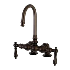 Outlet AE91TX-P Aqua Vintage 3-3/8-Inch Deck Mount Tub Faucet Tub Faucets