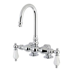 Hot AE95TX-P Aqua Vintage 3-3/8-Inch Deck Mount Tub Faucet Tub Faucets
