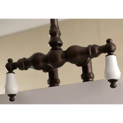 Hot AE95TX-P Aqua Vintage 3-3/8-Inch Deck Mount Tub Faucet Tub Faucets