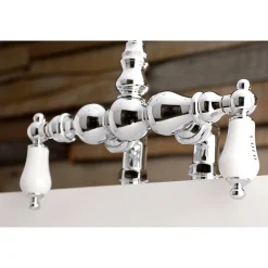 Hot AE95TX-P Aqua Vintage 3-3/8-Inch Deck Mount Tub Faucet Tub Faucets