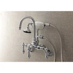 Outlet AE301TX-P Aqua Vintage Wall Mount Clawfoot Tub Faucets Tub Faucets
