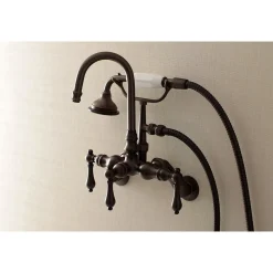 Outlet AE301TX-P Aqua Vintage Wall Mount Clawfoot Tub Faucets Tub Faucets